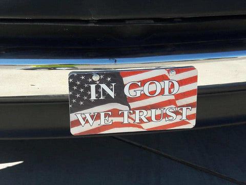 In God We Trust License Plate